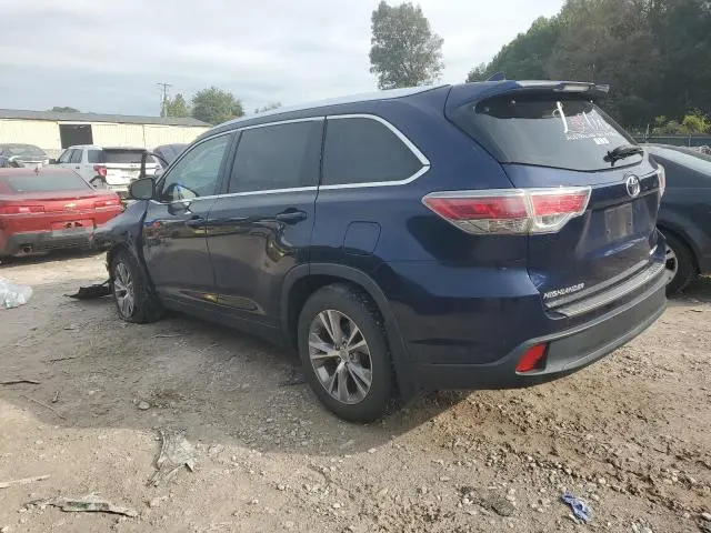 2015 TOYOTA HIGHLANDER XLE  