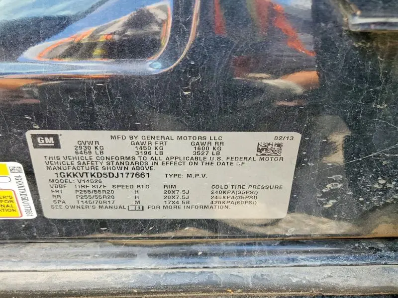 2013 GMC ACADIA DENALI  