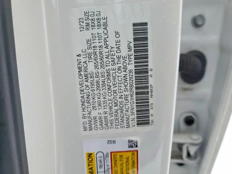 2024 HONDA PILOT TRAILSPORT  