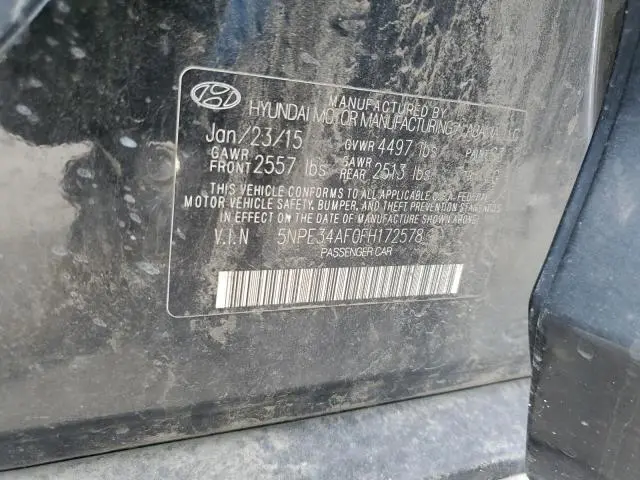 2015 HYUNDAI SONATA SPORT  