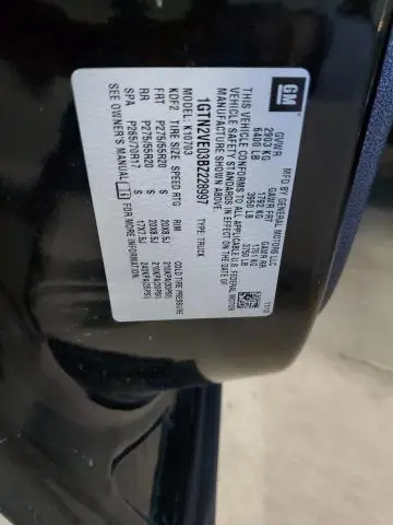 2011 GMC SIERRA K1500 SLE  