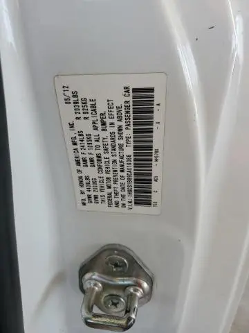 2012 HONDA ACCORD EXL  
