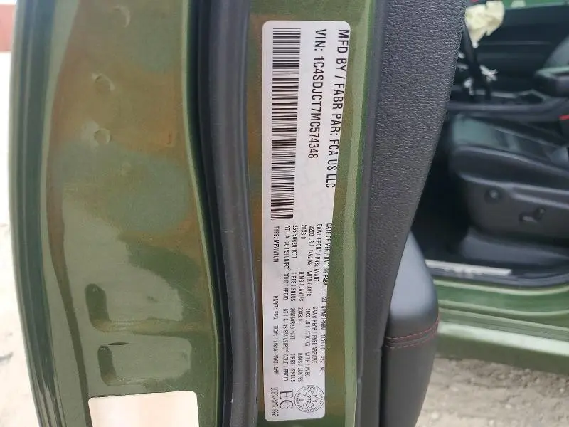 2021 DODGE DURANGO R  