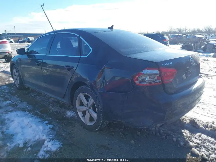 2013 VOLKSWAGEN PASSAT 2.5L SE
