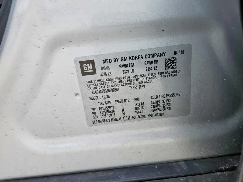 2018 BUICK ENCORE PREFERRED  
