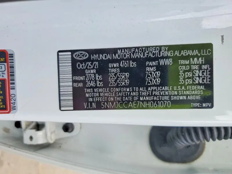 2022 HYUNDAI TUCSON SEL  