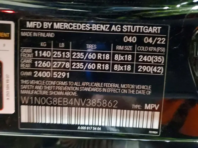 2022 MERCEDES-BENZ GLC 300 4MATIC  