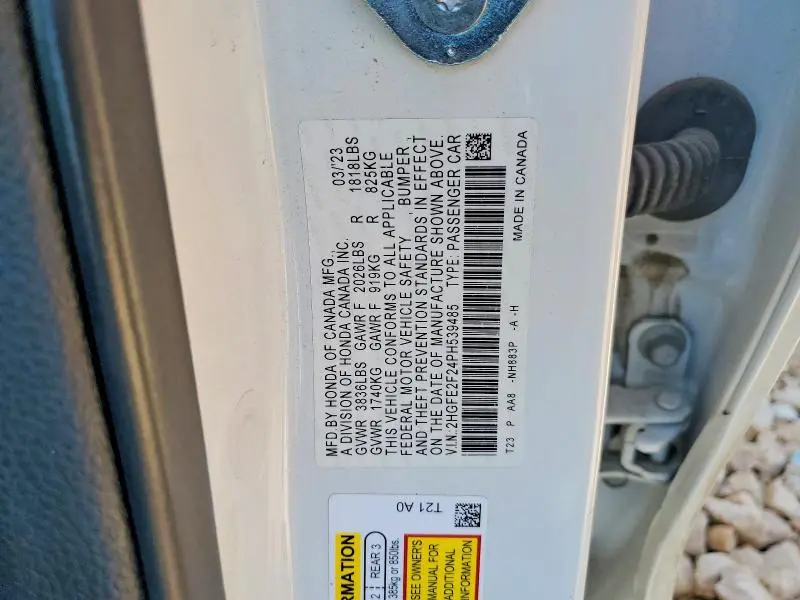 2023 HONDA CIVIC LX  