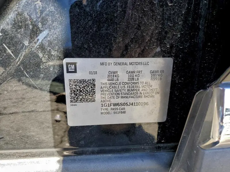 2018 CHEVROLET BOLT EV LT  