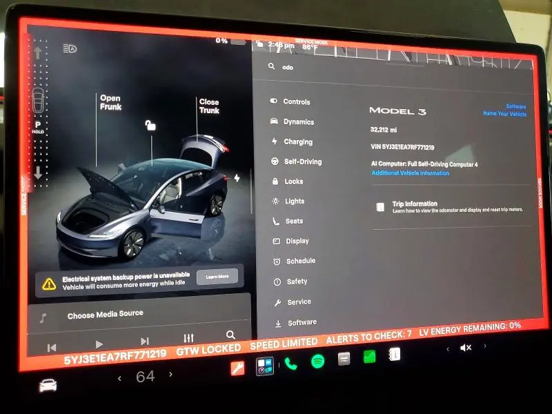 2024 TESLA MODEL 3   