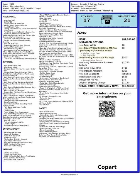 2023 MERCEDES-BENZ GLE COUPE AMG 53 4MATIC  