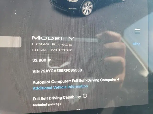 2024 TESLA MODEL Y   