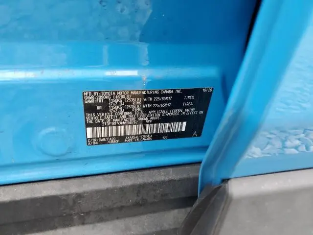 2021 TOYOTA RAV4 XLE  