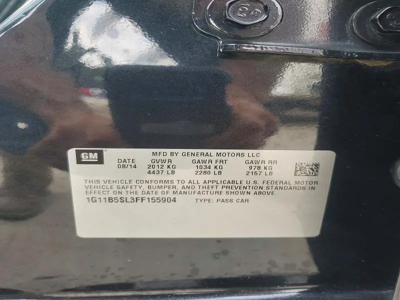 2015 CHEVROLET MALIBU LS  