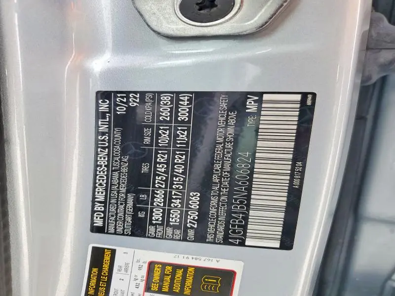 2022 MERCEDES-BENZ GLE 350  