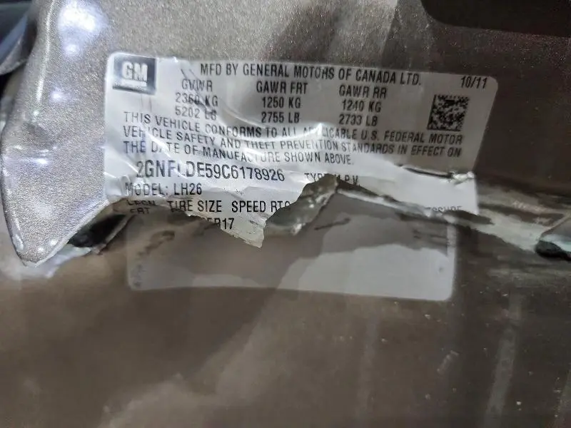 2012 CHEVROLET EQUINOX LT  