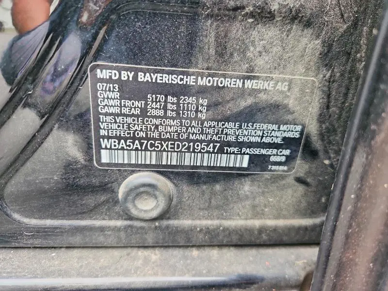 2014 BMW 528 XI  