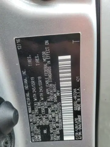 2017 TOYOTA HIGHLANDER LIMITED  