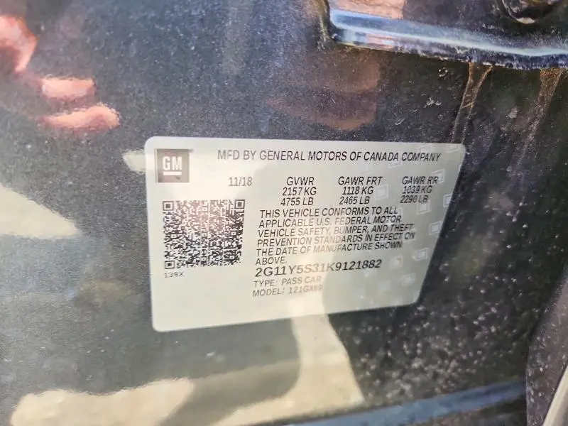 2019 CHEVROLET IMPALA LS  