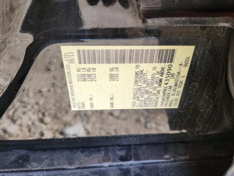 2014 NISSAN MAXIMA S  