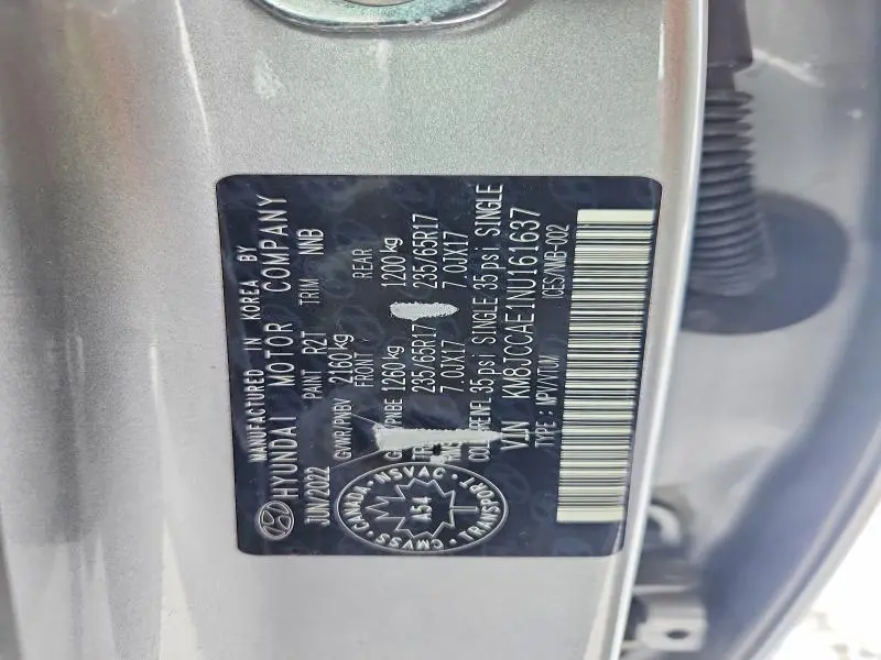 2022 HYUNDAI TUCSON SEL  