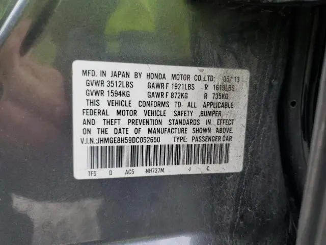 2013 HONDA FIT SPORT  