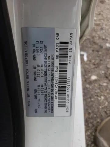 2017 MAZDA 6 TOURING  