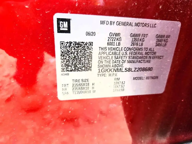2020 GMC ACADIA SLT  