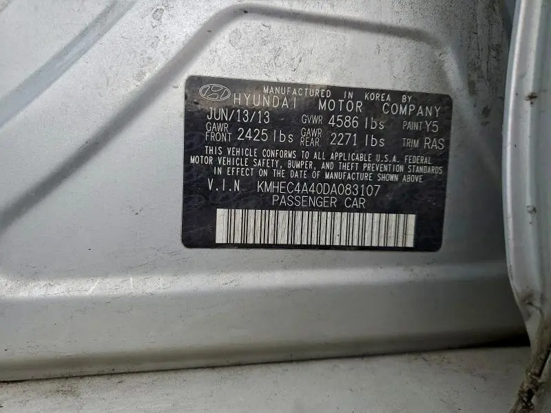 2013 HYUNDAI SONATA HYBRID  