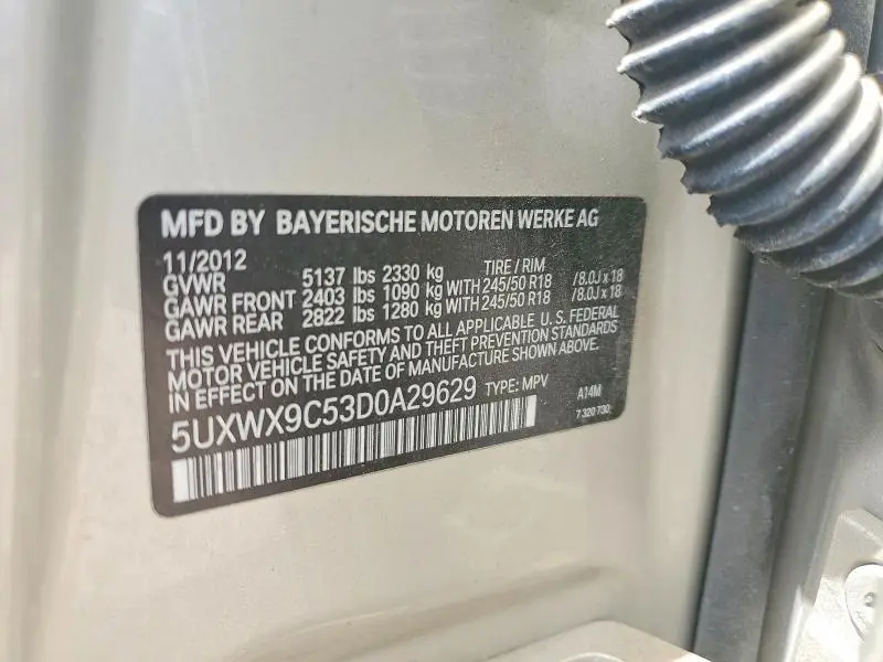 2013 BMW X3 XDRIVE28I  