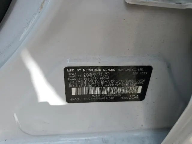 2024 MITSUBISHI MIRAGE G4 ES  
