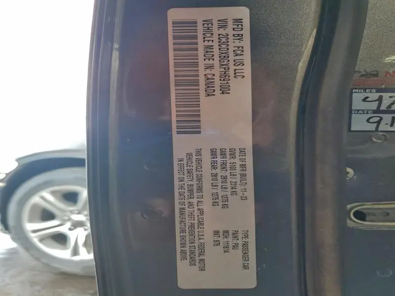 2023 DODGE CHARGER SXT  