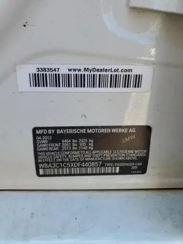 2013 BMW 328 I SULEV  