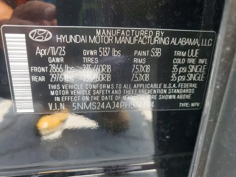 2023 HYUNDAI SANTA FE SEL  