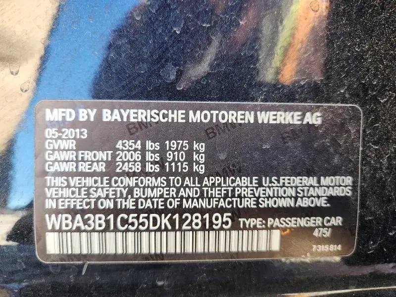 2013 BMW 320 I  