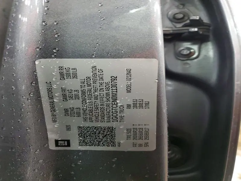 2021 CHEVROLET COLORADO LT  