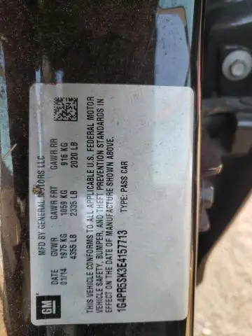 2014 BUICK VERANO CONVENIENCE  