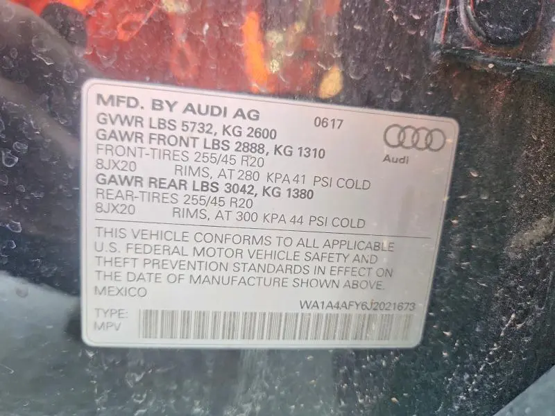 2018 AUDI SQ5 PREMIUM PLUS  