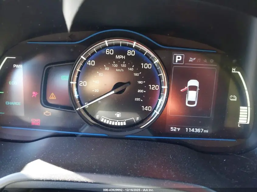 2019 HYUNDAI IONIQ HYBRID BLUE