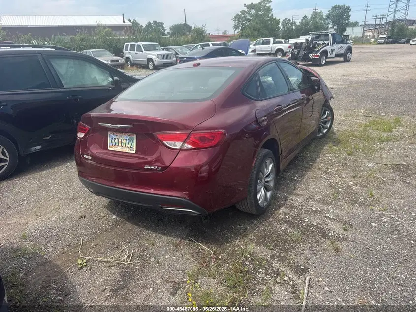 2016 CHRYSLER 200 S