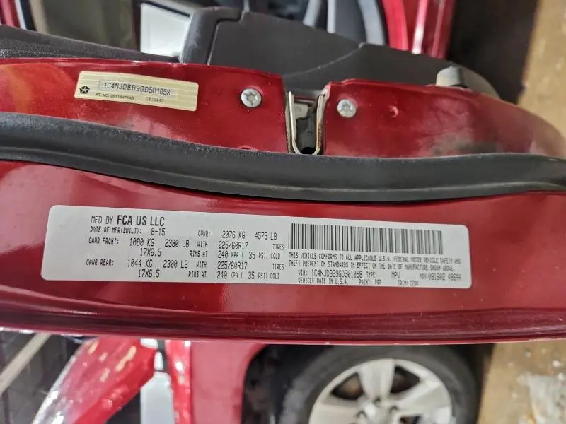 2016 JEEP COMPASS SPORT  