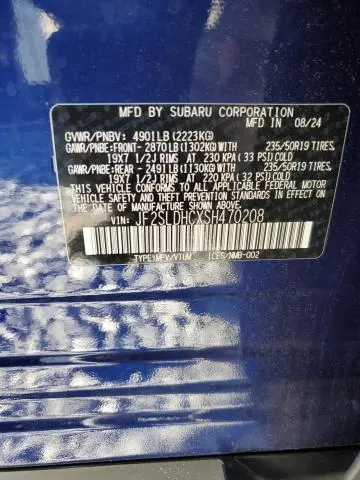 2025 SUBARU FORESTER SPORT  