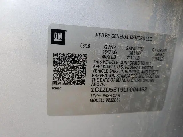 2020 CHEVROLET MALIBU LT  