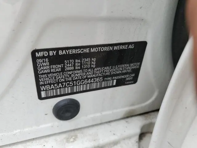 2016 BMW 528 XI  