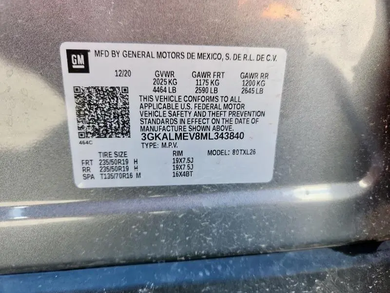 2021 GMC TERRAIN SLE  