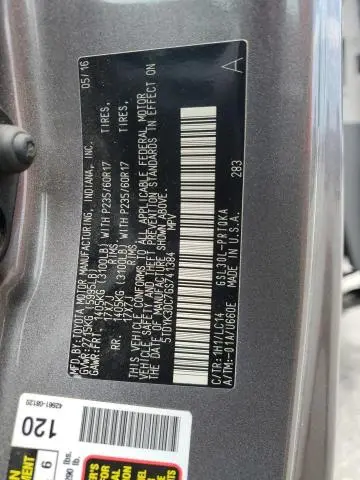 2016 TOYOTA SIENNA XLE PREMIUM 8-PASSENGER  