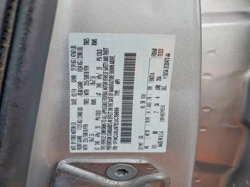 2014 FORD ESCAPE TITANIUM  