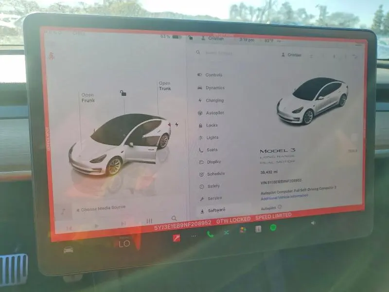 2022 TESLA MODEL 3   