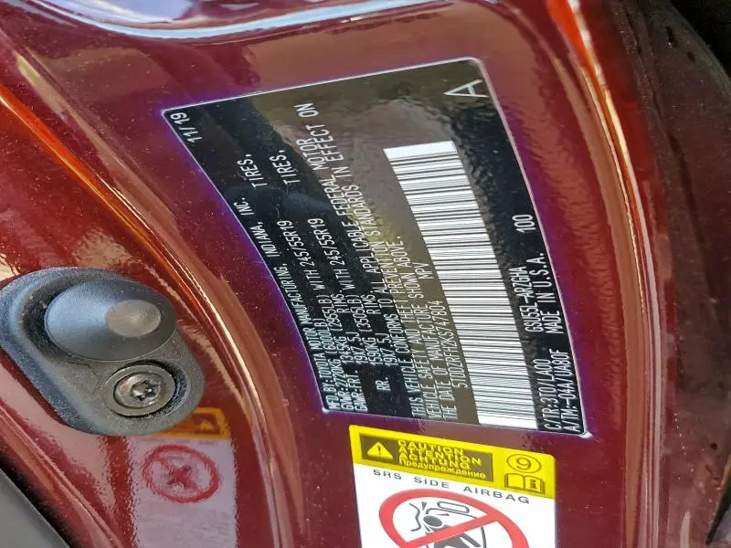 2019 TOYOTA HIGHLANDER LIMITED  