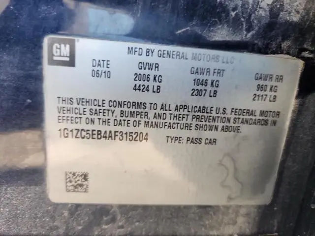 2010 CHEVROLET MALIBU 1LT  